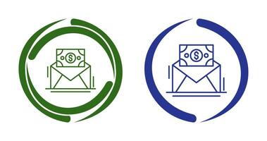 Mail Coin Vector Icon