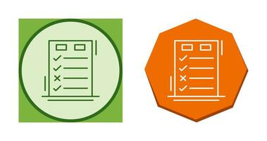 Today to Done CheckList Vector Icon