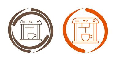 Unique Coffee Machine Vector Icon