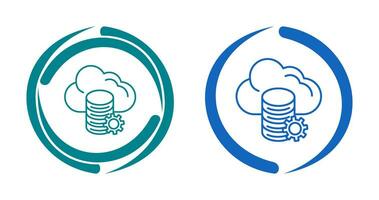 Cloud Data Vector Icon