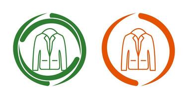 icono de vector de chaqueta elegante