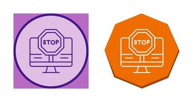 Stop Vector Icon