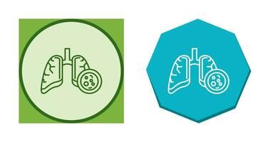 Lung Cancer Vector Icon