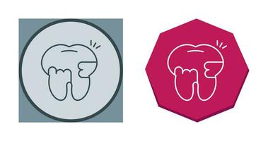 Toothache And Plaque Vector Icon