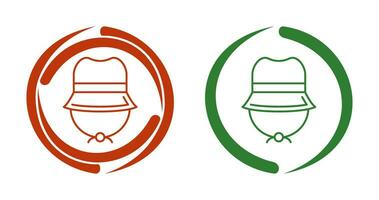 Camping Hat Vector Icon