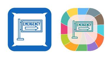 Emergency Sign Vector Icon