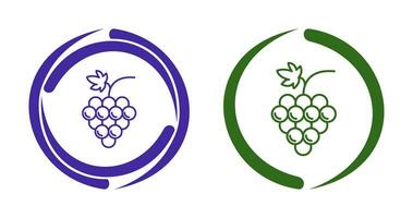 Grapes Vector Icon