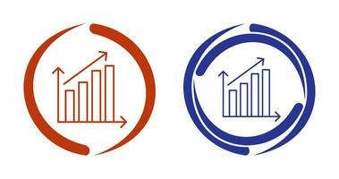 Rising Statistics Vector Icon