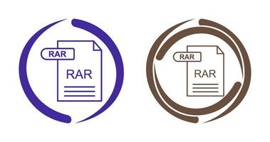 RAR Vector Icon