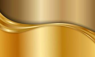 luxurious gold blank background with negative space vector