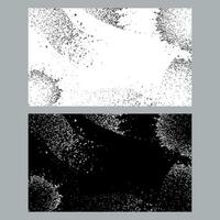 grunge style rough textured black and white backgrounds vector