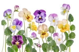 Viola Blume png transparent Hintergrund