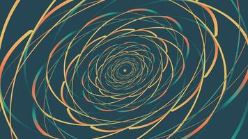 Abstract spiral line spinning background for your creative project. This minimalist background can be used as a banner. vector