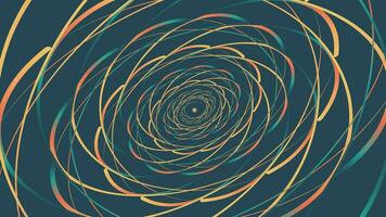 Abstract spiral line spinning background for your creative project. This minimalist background can be used as a banner. vector