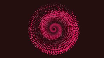 Abstract spiral dotted vortex background is perfect for your creative project. This simple background can be used as a banner or wallpaper. vector