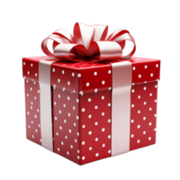 Weihnachten Geschenk Box ai generativ png