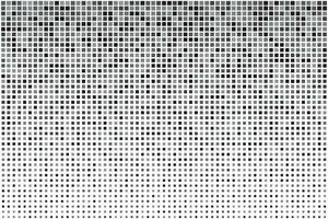 Black halftone dot grain texture pixel popart abstract pattern background vector