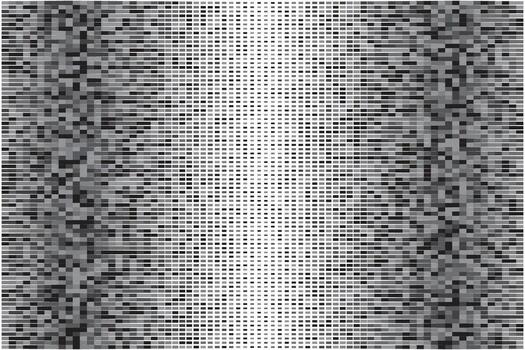 Black halftone dot grain texture pixel popart abstract pattern background vector