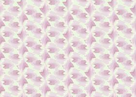 Abstract floral seamless pattern with swirl drawn watercolor textured petals. Stylish abstract vector flourish  background