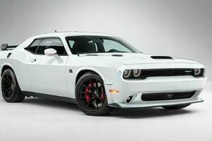 Dodge Challenger SRT Hellcat Redeye Muscle Car. Generative Ai Pro Photo