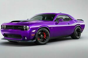 Dodge Challenger SRT Hellcat Redeye Muscle Car. Generative Ai Pro Photo