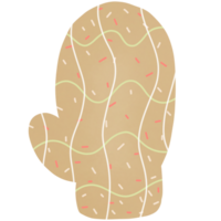 Christmas cookie glove png