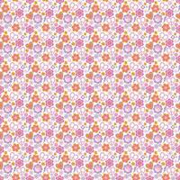 Seamless pattern background pattern with hearts vector image