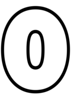 Number Letters 0 Alphabet For Children Education png