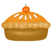 Thanksgiving-Kürbiskuchen png