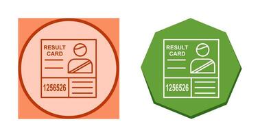 Candidate Results Vector Icon