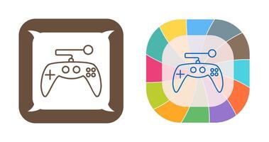 icono de vector de control de juego único