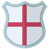 England flag button on a white background. vector