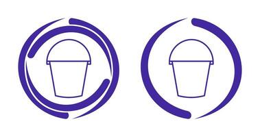 Water Bucket Vector Icon