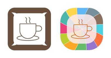 icono de vector de café caliente único