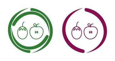 Fruits and VVegetables Vector Icon