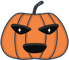 halloween pompoen met ogen png