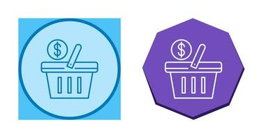 Shopping Basket Vector Icon