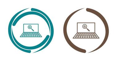 Unique Find on Internet Vector Icon