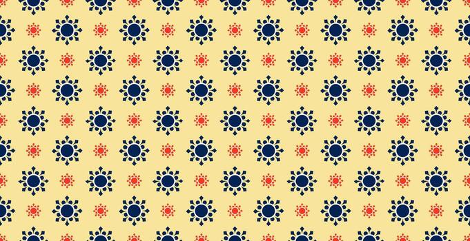 Flowers seamless pattern use for background design, print, social networks, packaging, textile, web, cover, banner and etc. vector