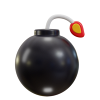 3d bomba ikon illustration png