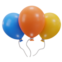 3d ballon icône illustration png