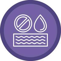 No Water Vector Icon Design