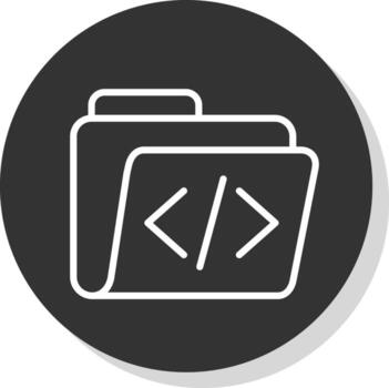 codificación vector icono diseño