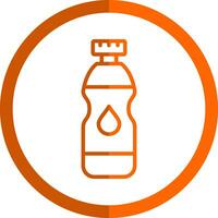 Water Bottle Vector Icon Design