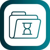 Hourglass Vector Icon Design