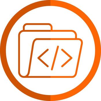 codificación vector icono diseño