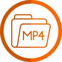 Mp4 Vector Icon Design