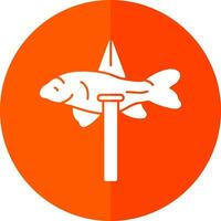 diseño de icono de vector de pesca