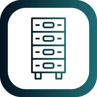 Drawer Vector Icon Design