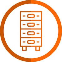 Drawer Vector Icon Design